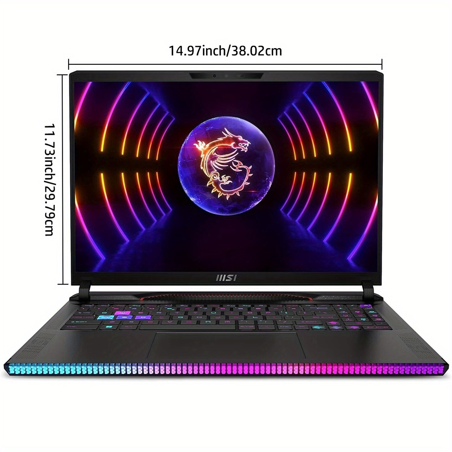 MSI Raider GE68HX Gaming Laptop, 16" 144Hz FHD Display, Intel Core i9-14900HX, NVIDIA GeForce RTX 4070, 64GB DDR5 RAM, 1TB SSD, RGB Backlit, Wi-Fi 7, Windows 11 Home