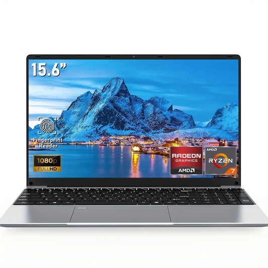15.6 Inch Laptop Computer, Gaming Laptop, AMD Ryzen 7 5700U 8C/16T Processor(up to 4.3Ghz), 16GB RAM 1TB SSD, AMD Radeon Graphics, 15.6" FHD 1920 * 1080 Display, WiFi 5, BT5.0, Backlit Keyboard